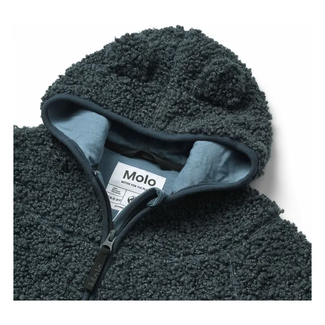 Chaqueta polar de fibra reciclada Ummi | Azul