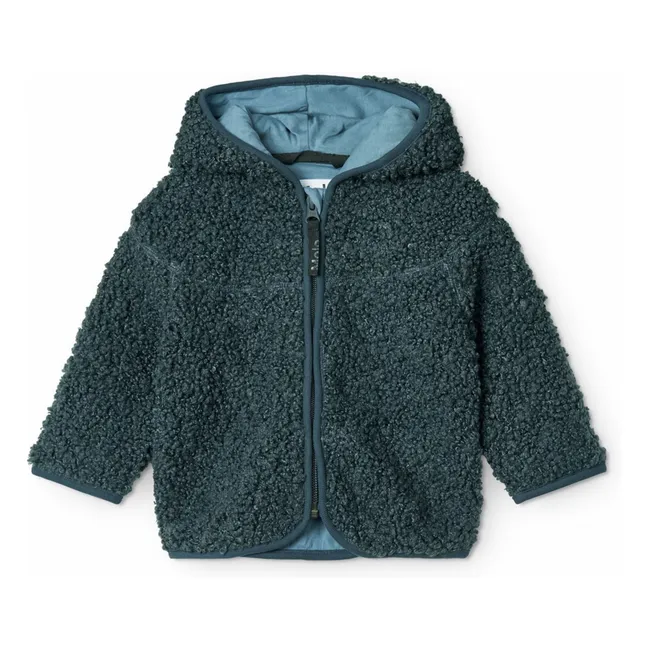 Chaqueta polar de fibra reciclada Ummi | Azul