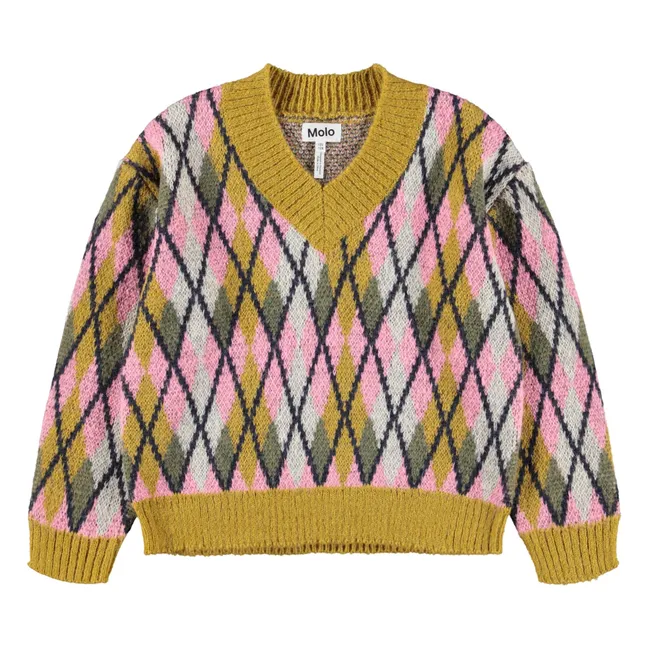 Jersey de lana Gwenda | Amarillo Mostaza