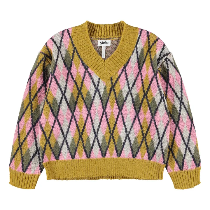 Pull Gwenda Laine | Jaune moutarde- Image produit n°0