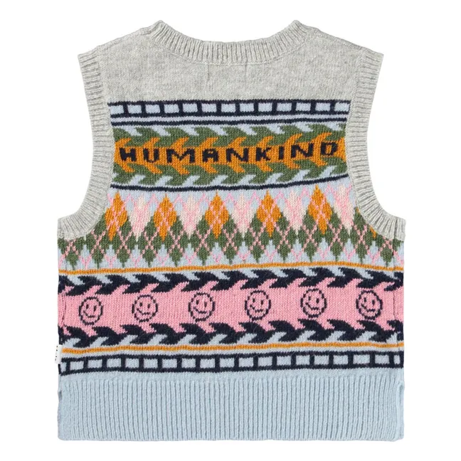 Pull Sans Manches Grace Laine | Gris