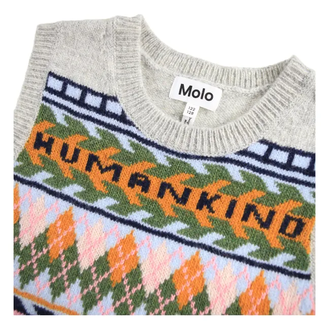 Maglione senza maniche in lana Grace | Grigio
