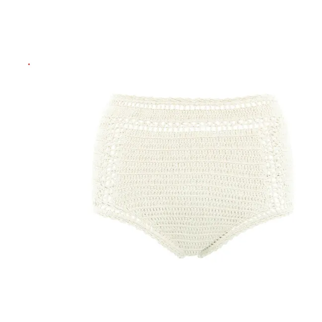 Essential High Waisted Crochet Stockings | Ivory