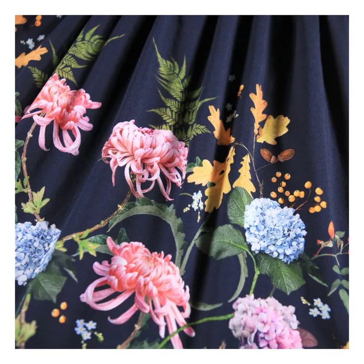 Vestido Credence de algodón orgánico | Azul Marino- Imagen del producto n°2