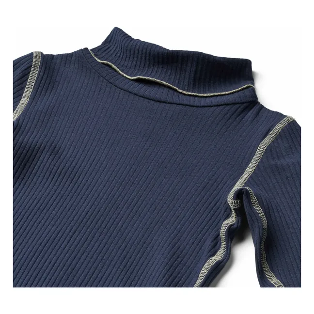 Camiseta de cuello redondo Rennie | Azul Marino