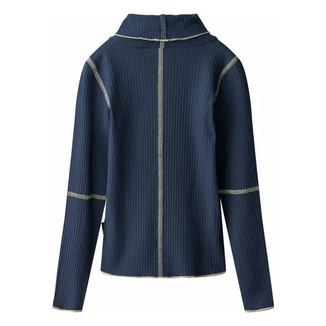 Camiseta de cuello redondo Rennie | Azul Marino