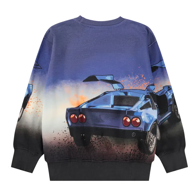 Sweat Mattis Car Coton Bio | Bleu