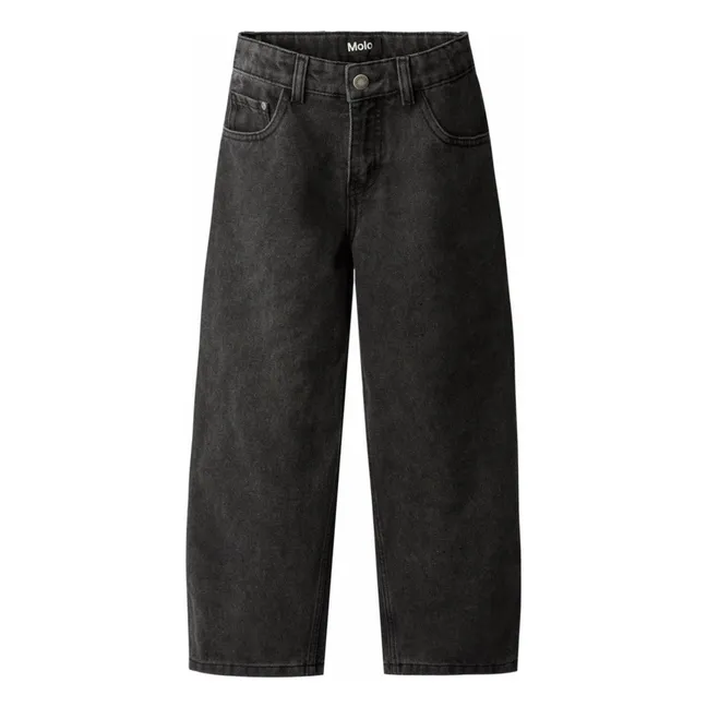 Vaqueros de algodón ecológico Aiden | Negro