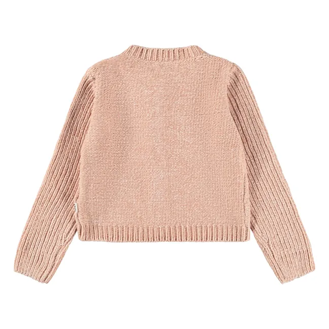 Cardigan Gilah  | Rose poudré
