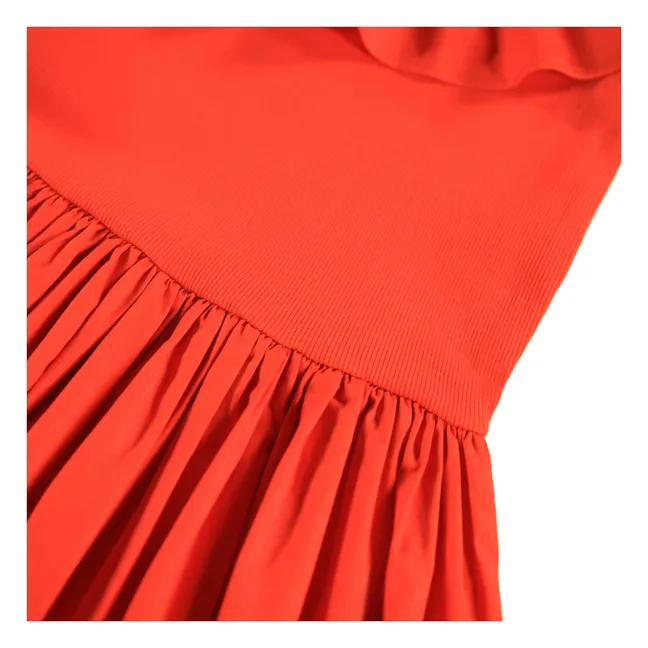 Robe Cille Coton Bio | Rouge
