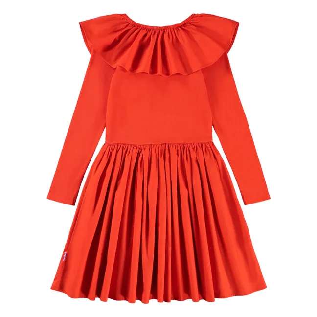 Robe Cille Coton Bio | Rouge