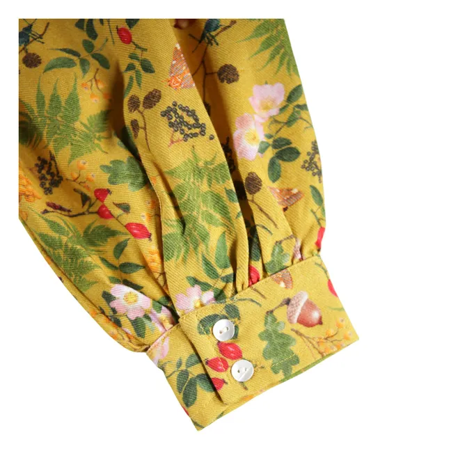 Robe Constance | Jaune moutarde