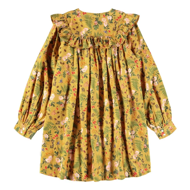 Robe Constance | Jaune moutarde
