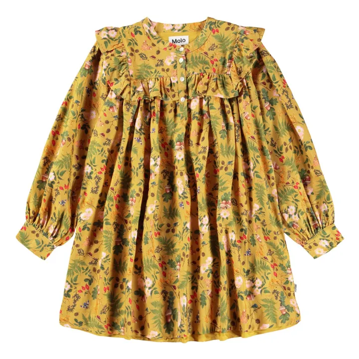 Robe Constance | Jaune moutarde- Image produit n°0