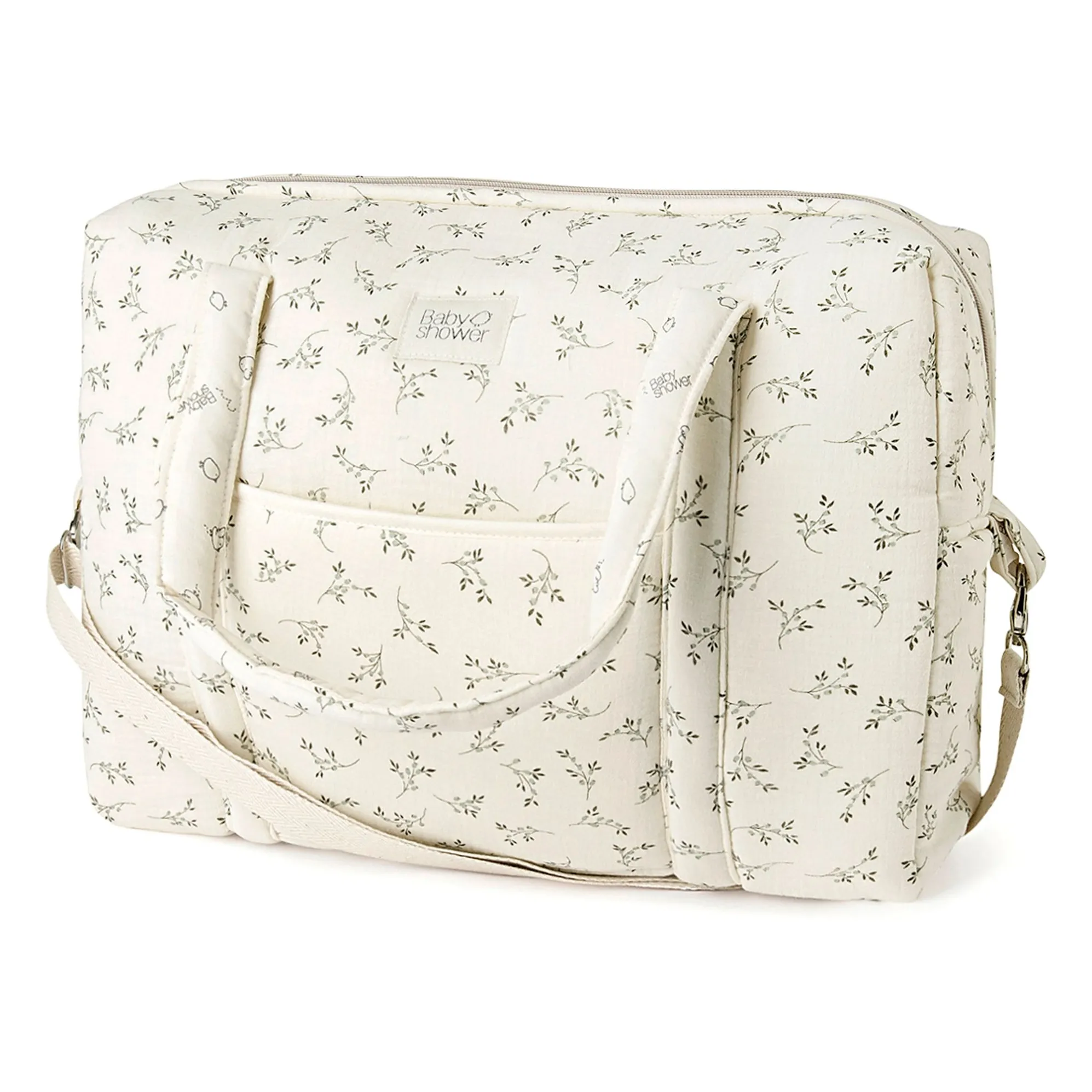 Babyshower Ecru Camila Changing Bag Olive