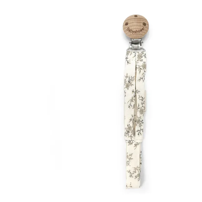 Miley pacifier clip | Ecru
