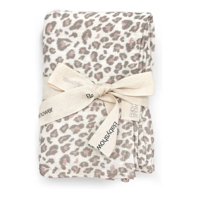 Pañales de leopardo - Lote de 3 | Crudo