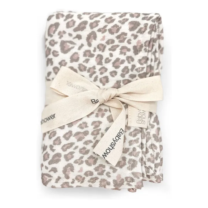 Pannolini leopardati - Set di 3 | Ecru- Immagine del prodotto n°0