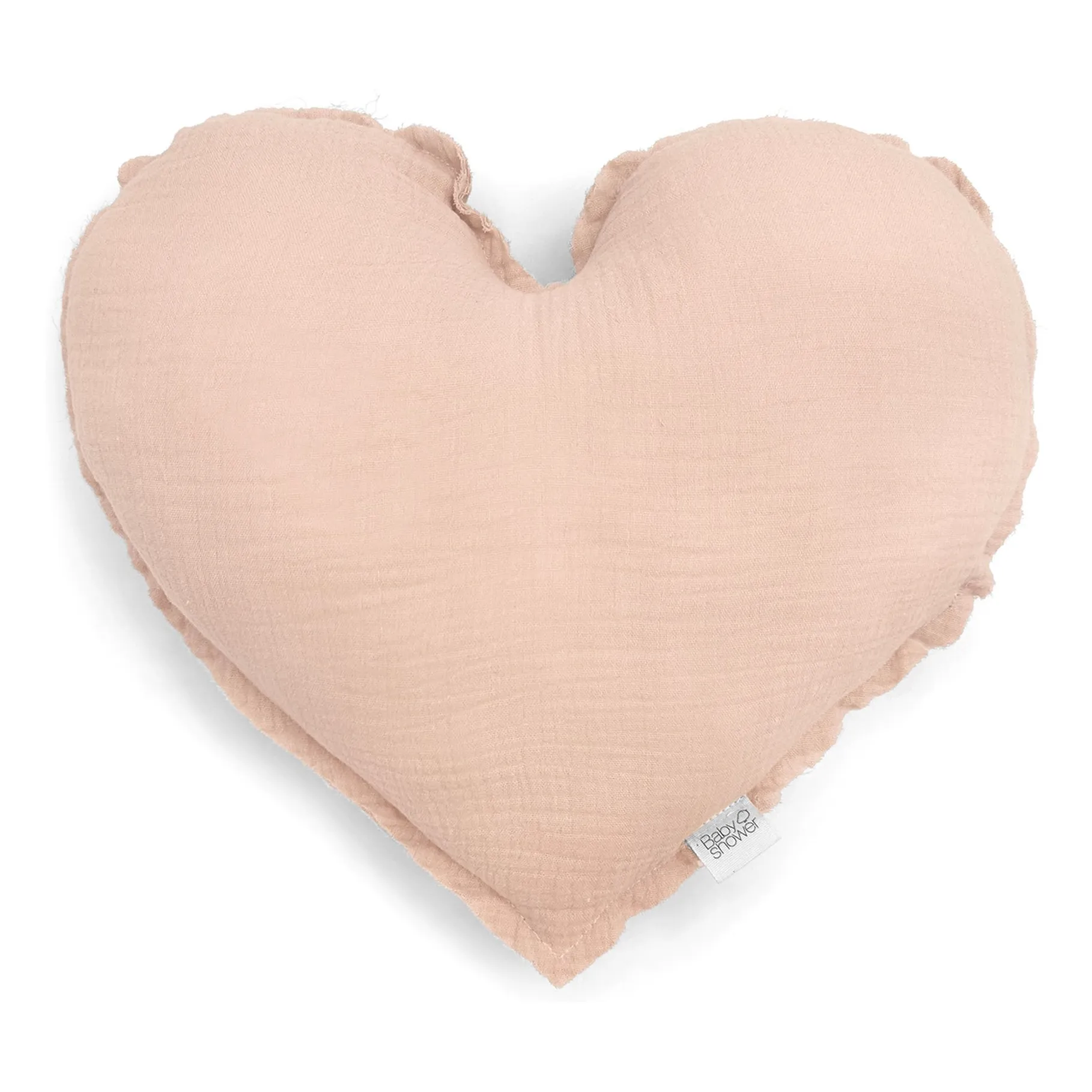 Babyshower Pale Pink Heart Cushion