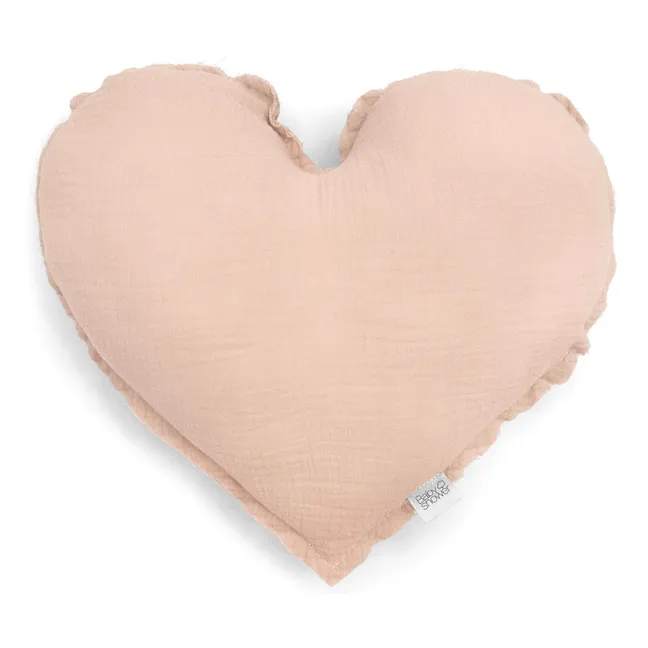 Cuscino a cuore | Rosa Pallido