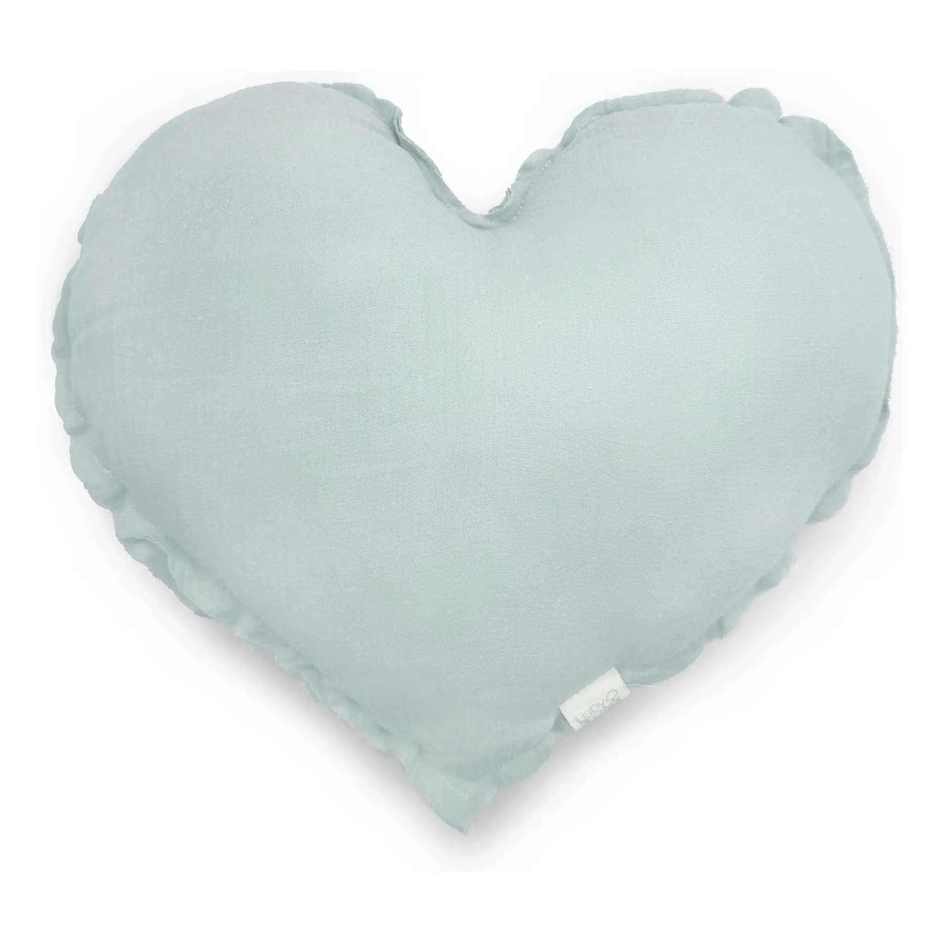 Babyshower Light Blue Heart Cushion