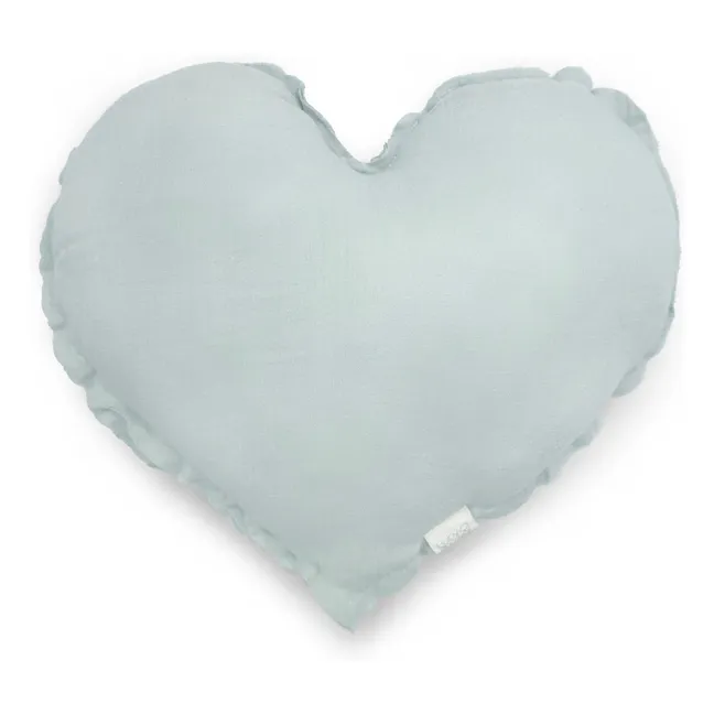 Cojín corazón | Azul Cielo