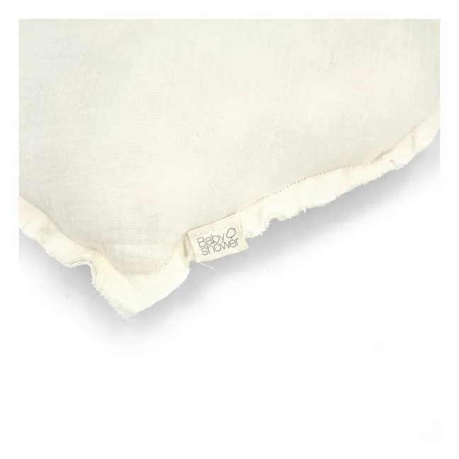 Heart cushion | Ivory