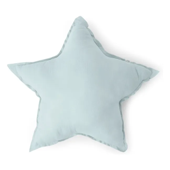 Cuscino a stella grande | Azzurro