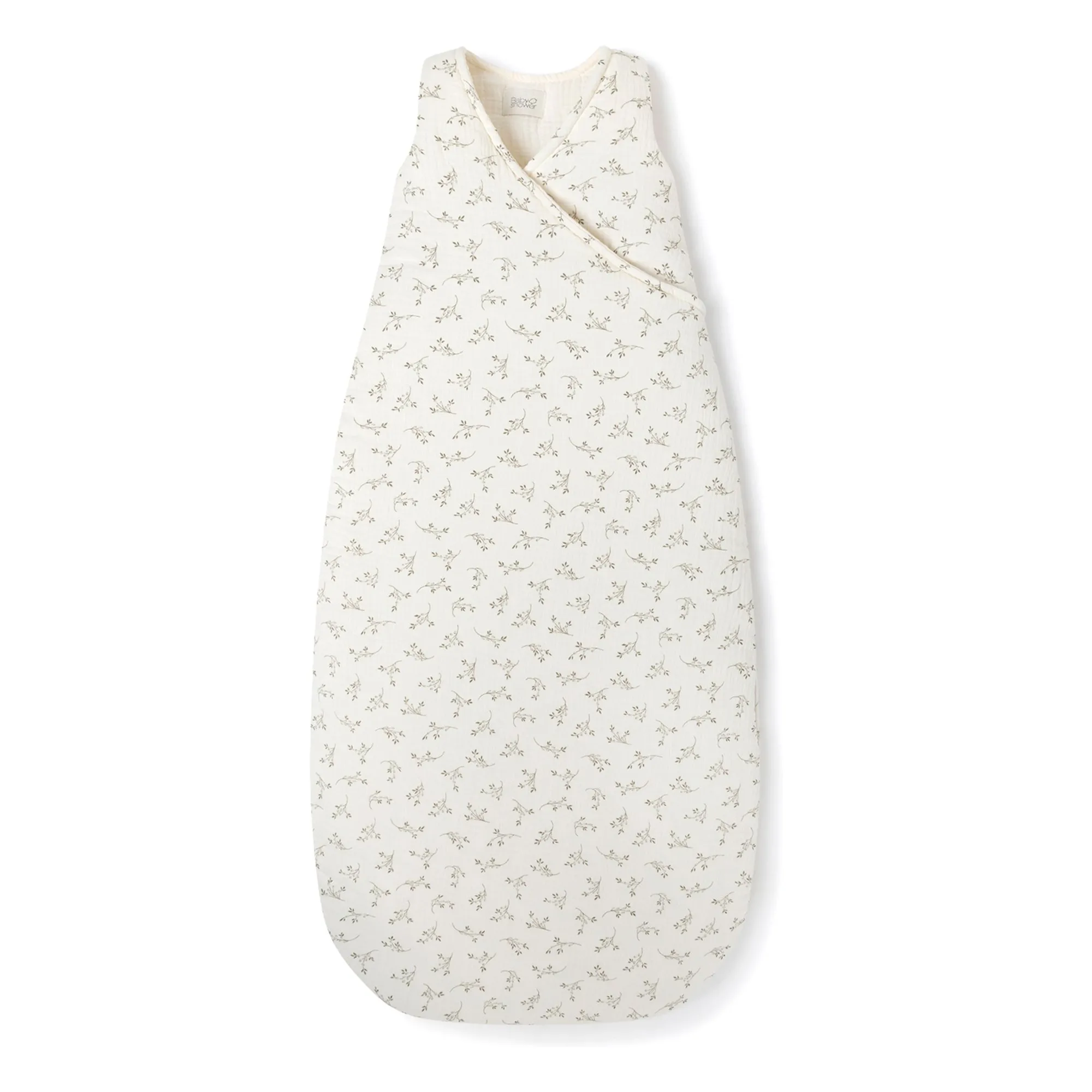 Babyshower - Gigoteuse en gaze de coton Olive (Babyshower) - Image 1