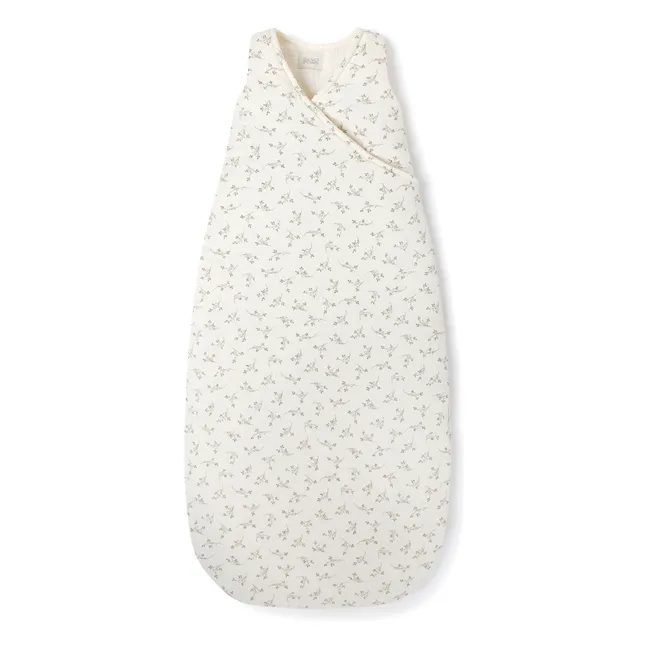 Gigoteuse en gaze de coton Olive | Ecru