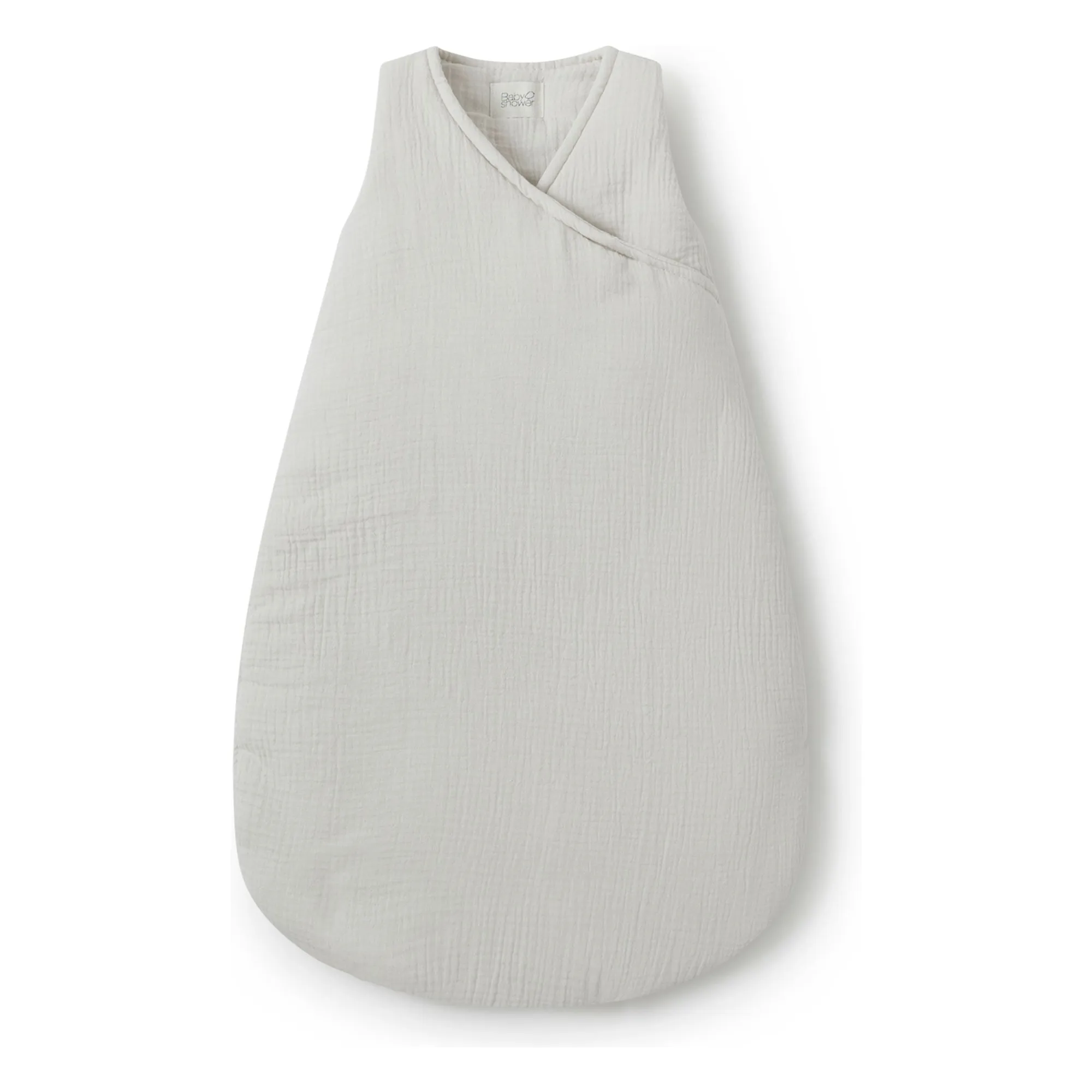 Babyshower Light Grey Cotton Gauze Sleeping Bag