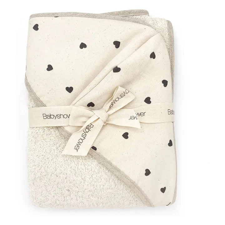 Capa de baño Cœurs | Blanco- Imagen del producto n°1