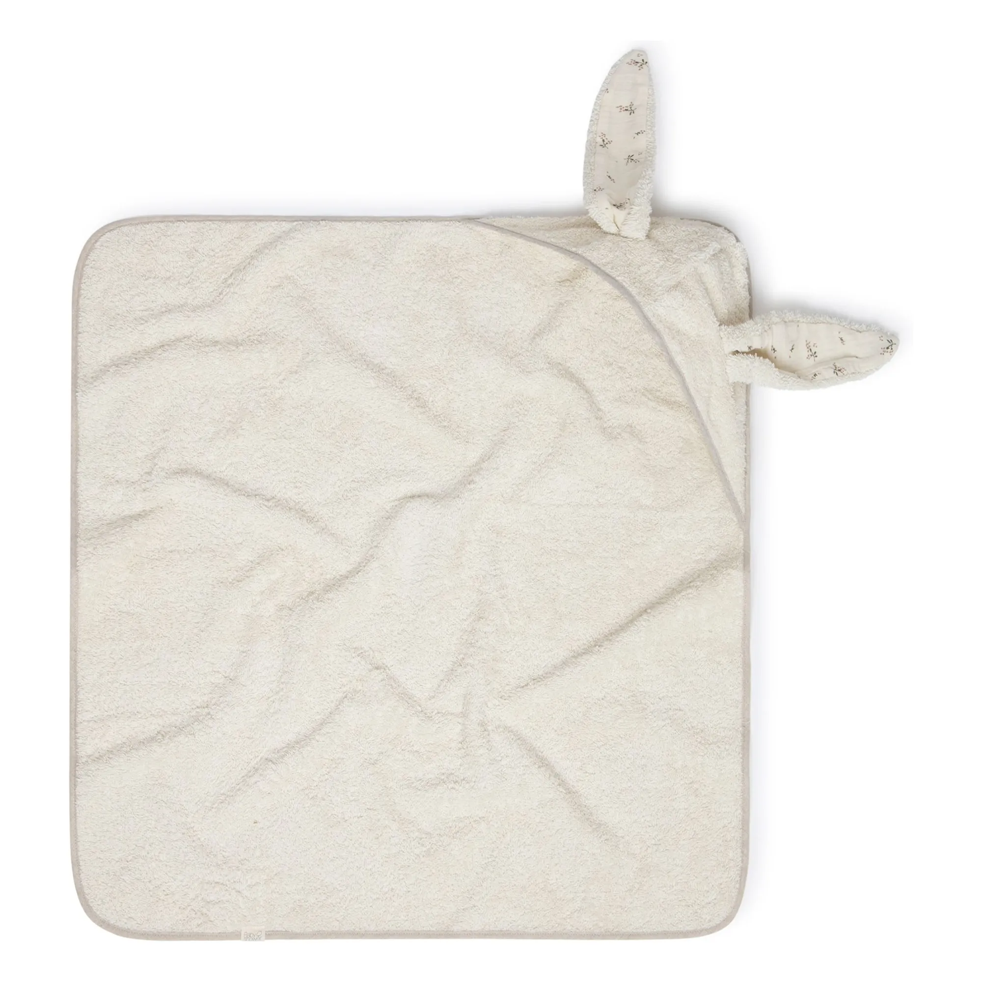 Babyshower Ecru Bunny Roseberry Bath Cape