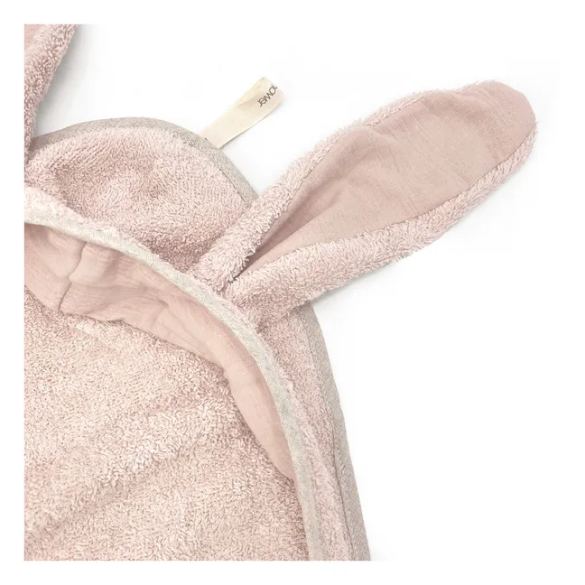 Cape de bain Bunny | Rose pâle