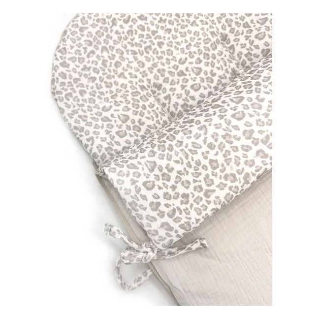 Nid d'ange Comfort Léopard | Ecru