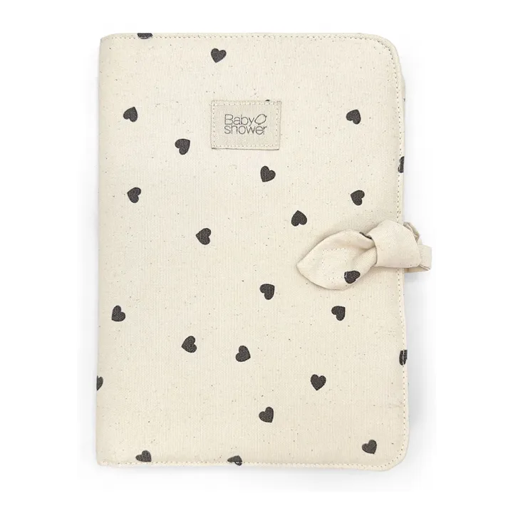 Babyshower - Babyshower - Protège carnet de santé Cœurs