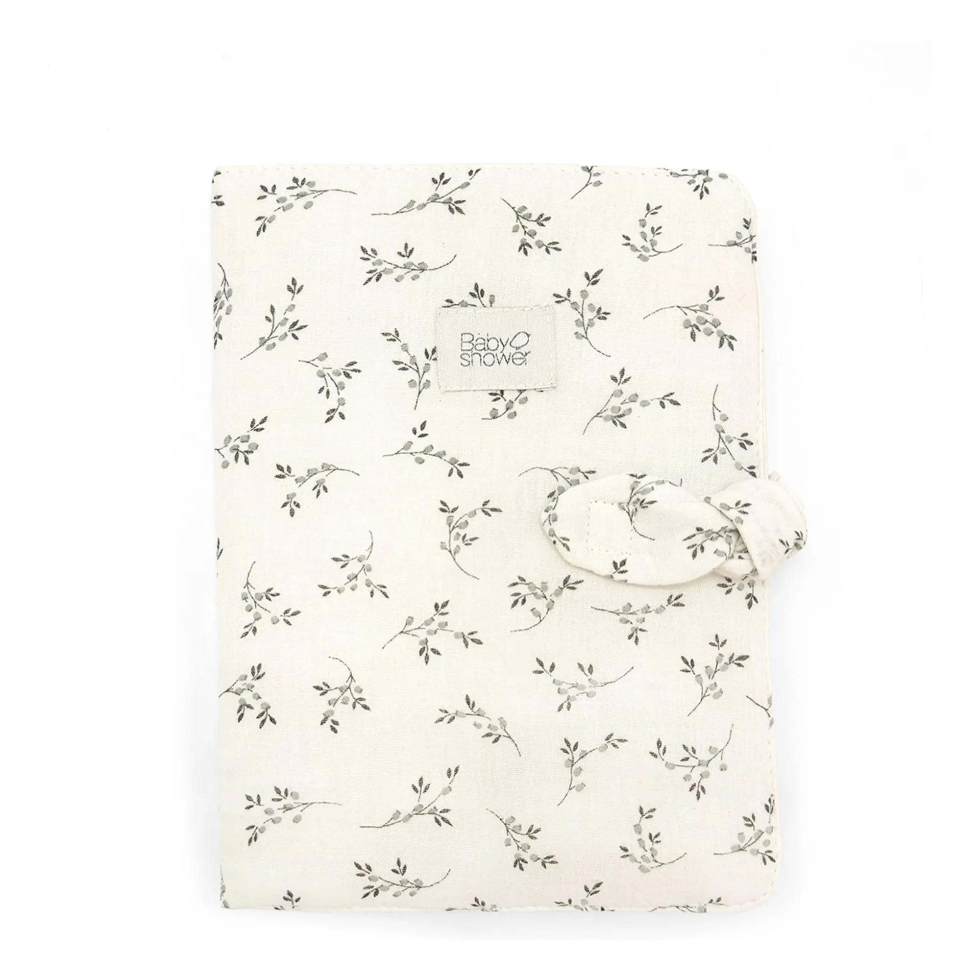 Babyshower Ecru Olive Health Booklet Cover