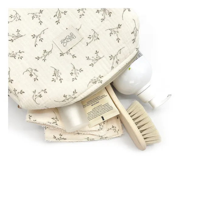 Trousse de toilette Camila Olive | Ecru