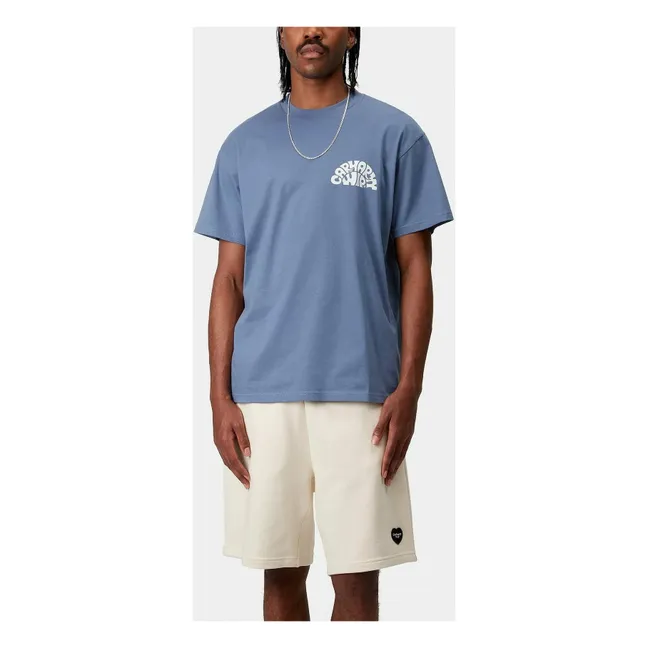 T-shirt Jazzy Coton Bio | Bleu