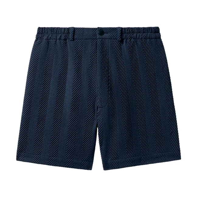 Pantalones cortos de espiga | Azul Marino