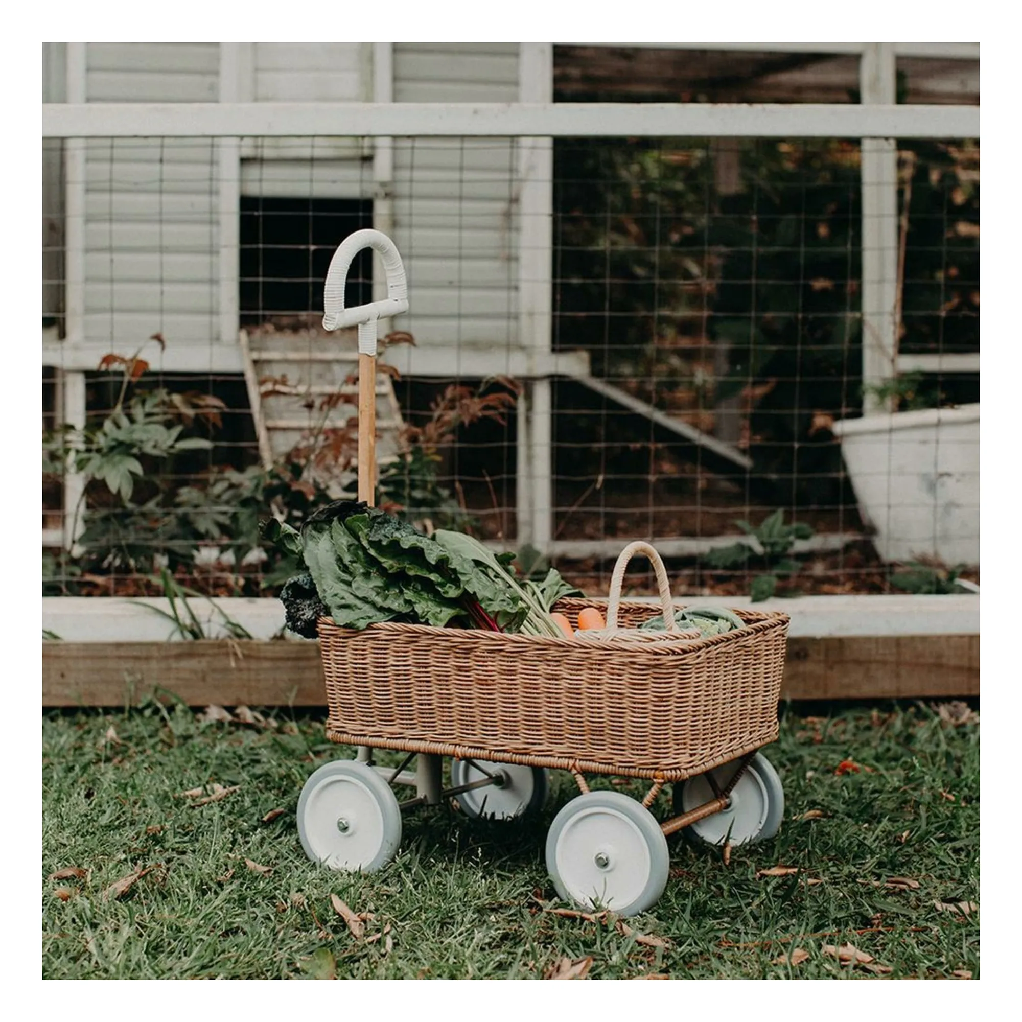 Chariot en rotin- Image produit n°8