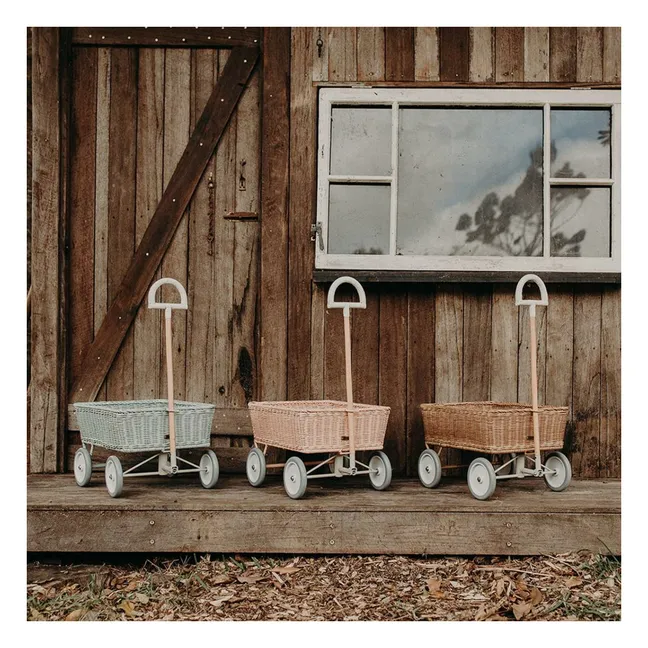 Chariot en rotin