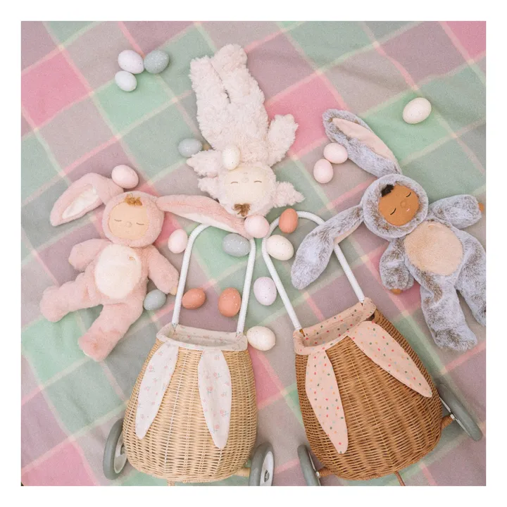 Cozy Dinkums Rabbit doll | Grey- Product image n°5