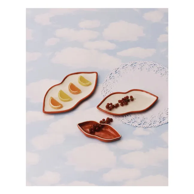 Platos para servir, Wouter &amp; Hendrix - Lote de 3 | Rojo