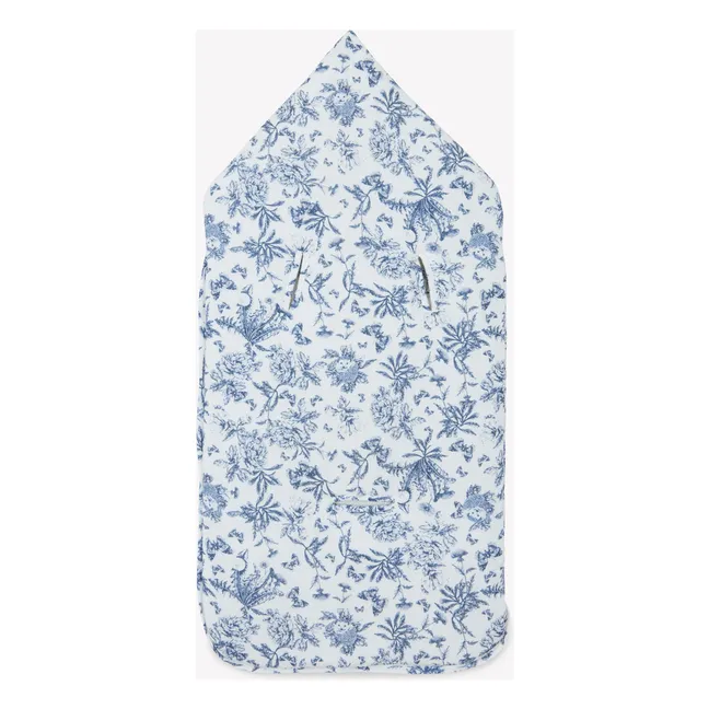 Nid d'ange Toile de Jouy | Bleu marine