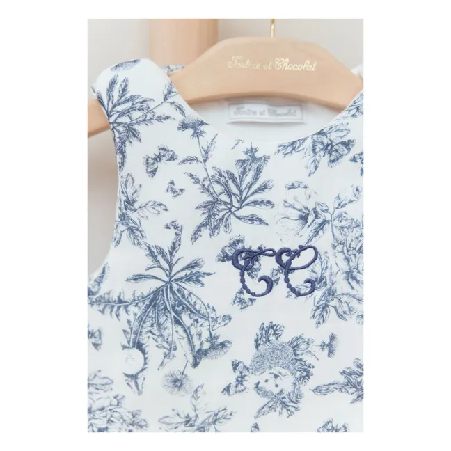 Gigoteuse Toile de Jouy | Bleu marine
