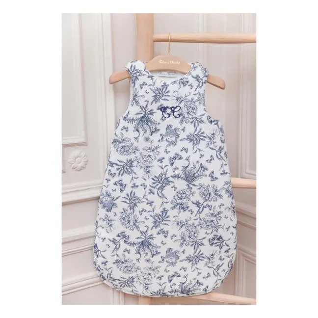 Gigoteuse Toile de Jouy | Bleu marine