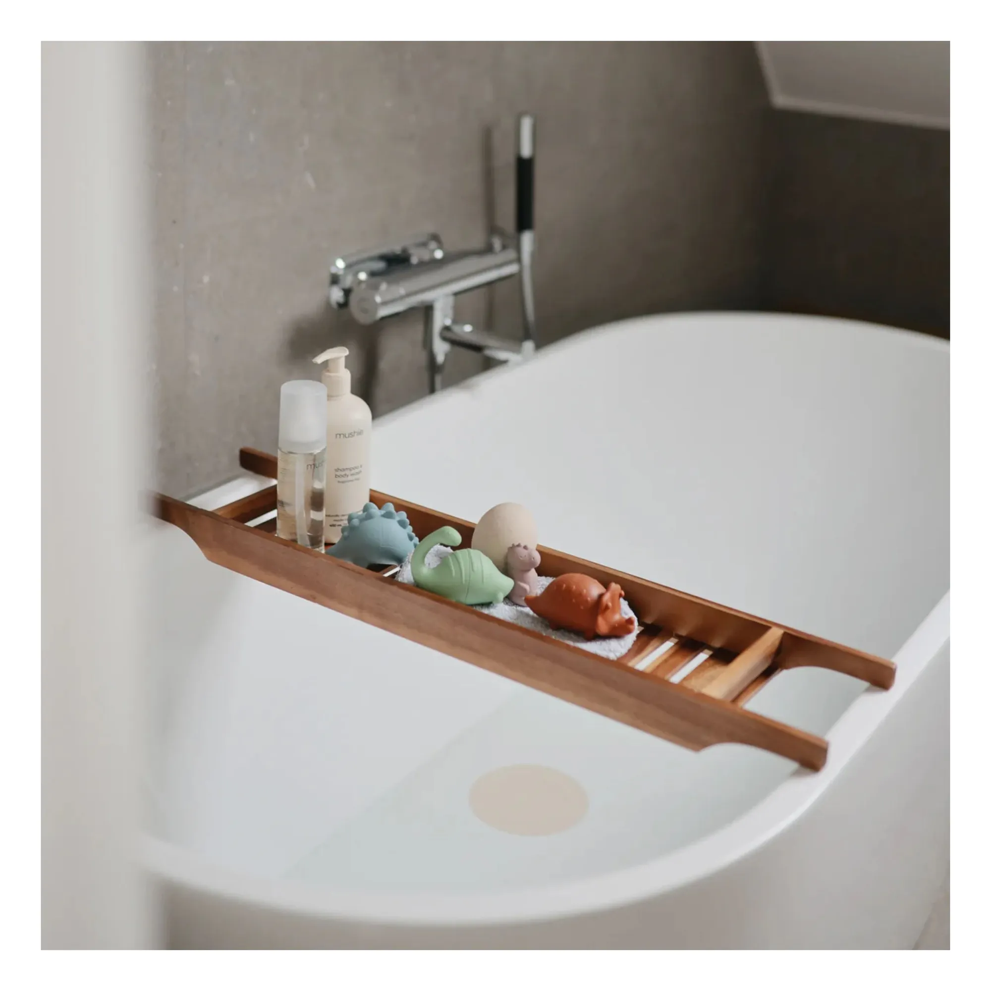 Mushie - Jouets pour le bain Dino - Set de 4 (Mushie) - Image 1