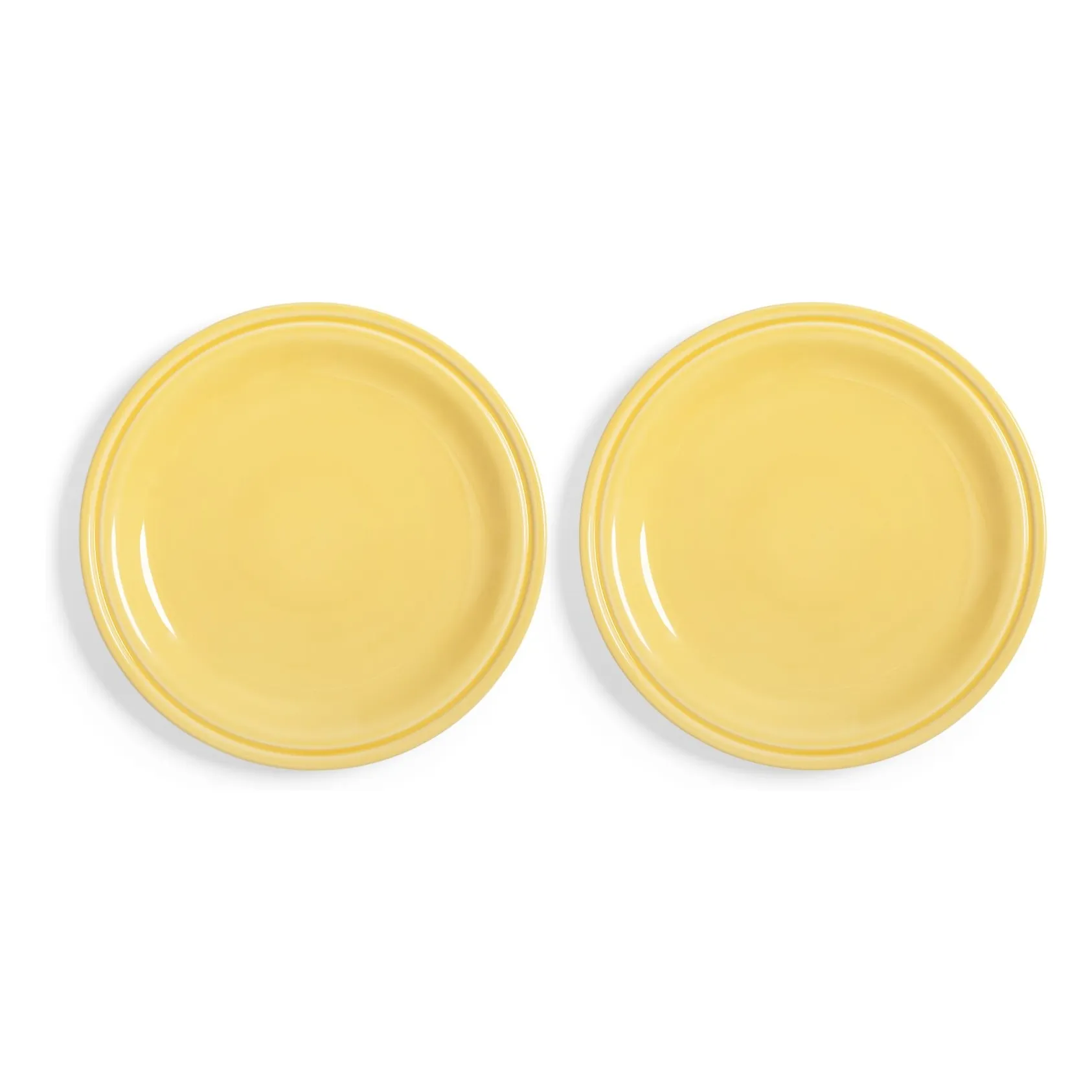 &Klevering Yellow Mochi Plates - Set Of 2