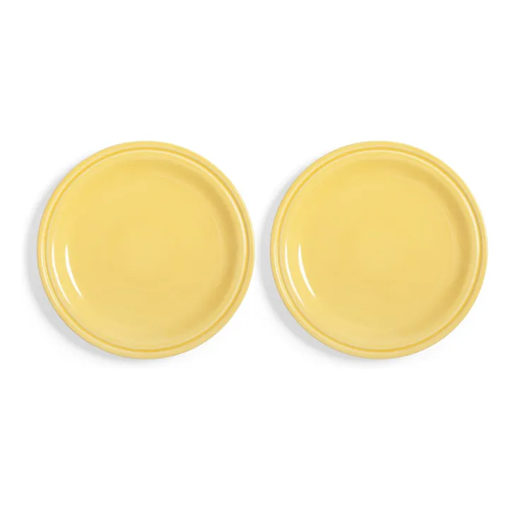 Assiettes Mochi - Set de 2 | Jaune- Image produit n°0